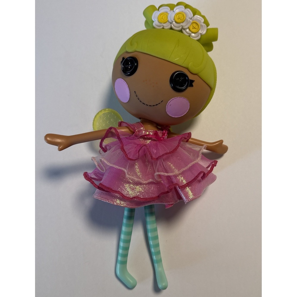 2009 Lalaloopsy Pix E. Flutters Missing Shoes 12"  Cute Doll With Wings
